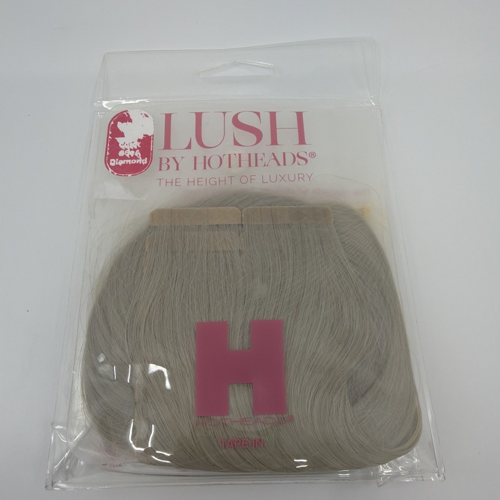 Hotheads Tape-In Extensions LUSH Originals 24" 20 Pieces Diamond #60A New Remy